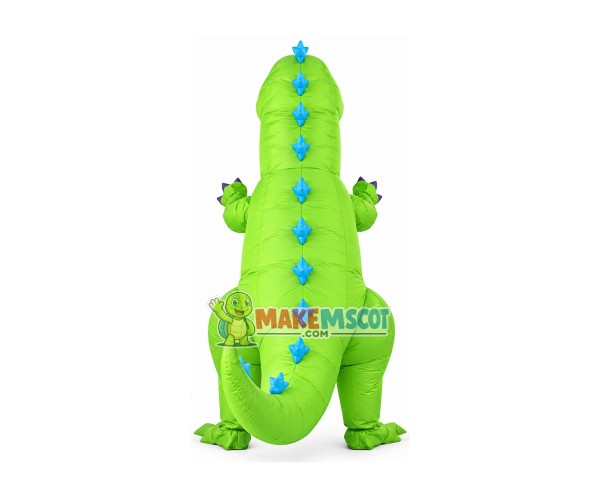 Inflatable Green Dinosaur Mascot Costume Inflatable Green Dinosaur Mascot Costume