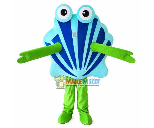 Sea Shell Mascot Costume With Hands