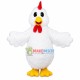 Plush White Hen Mascot Costume Plush White Hen Mascot Costume