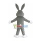 Gray Hale Bunny Mascot Costume Gray Hale Bunny Mascot Costume