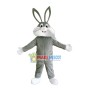 Gray Hale Bunny Mascot Costume