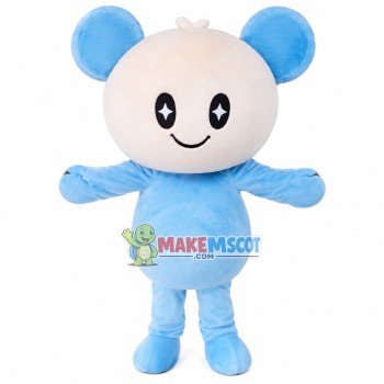 Star Eyes Cartoon Bear Mascot Costume