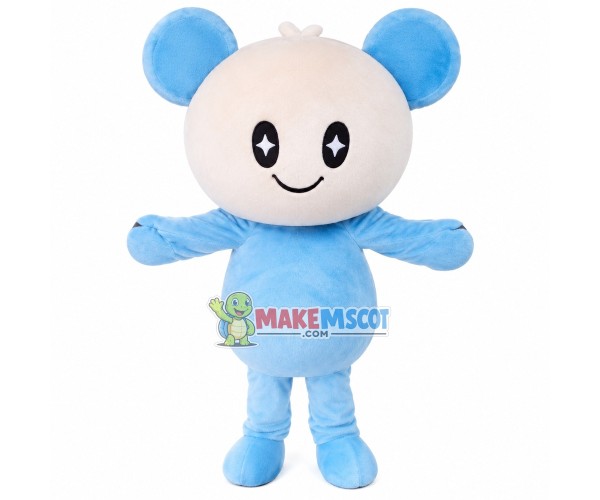 Star Eyes Cartoon Bear Mascot Costume Star Eyes Cartoon Bear Mascot Costume
