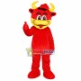 Mischievous Red Bull Mascot Costume
