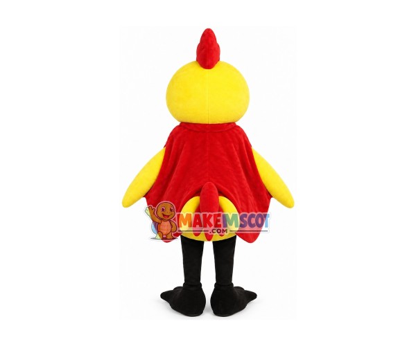 Little Chicken In Cloak Mascot Costume Little Chicken In Cloak Mascot Costume