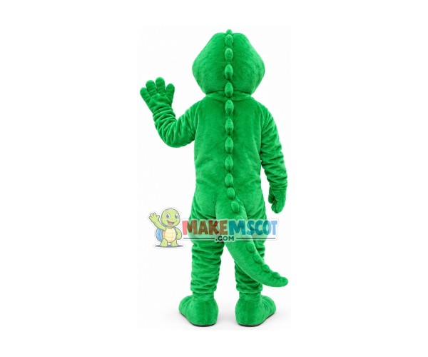 Green & Yellow Adult Crocodile Mascot Costume