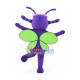 Dancing Purple Butterfly Mascot Costume Dancing Purple Butterfly Mascot Costume