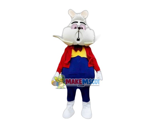 Wise Watch Rabbit Mascot Costume Wise Watch Rabbit Mascot Costume