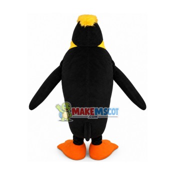 Tired Penguin Mascot Costume With Long Body Tired Penguin Mascot Costume With Long Body