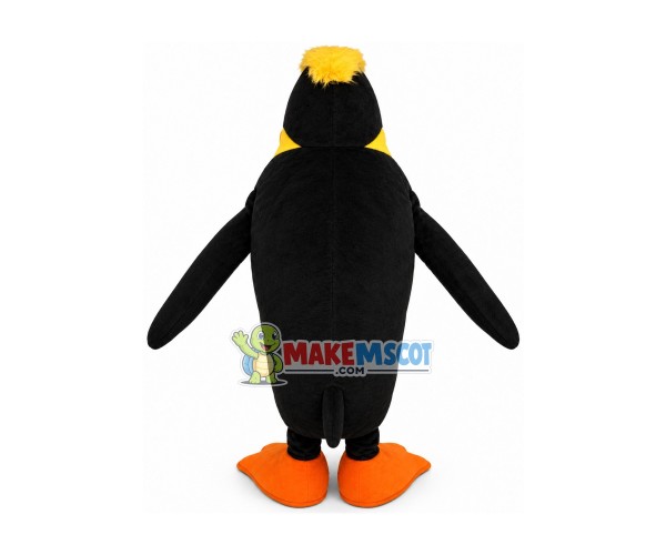 Tired Penguin Mascot Costume With Long Body Tired Penguin Mascot Costume With Long Body