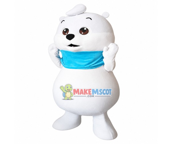 Lovely White Bear Mascot Adult Costume Lovely White Bear Mascot Adult Costume