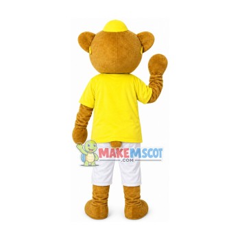 Sunglasses Bear Mascot Cartoon Costume