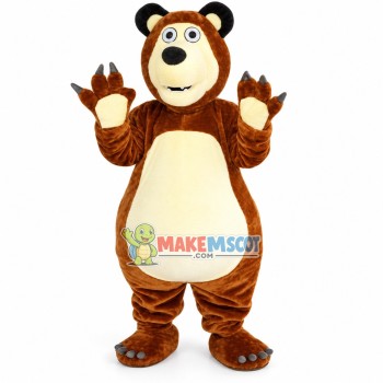 Misha Bear Mascot Costume For Adult