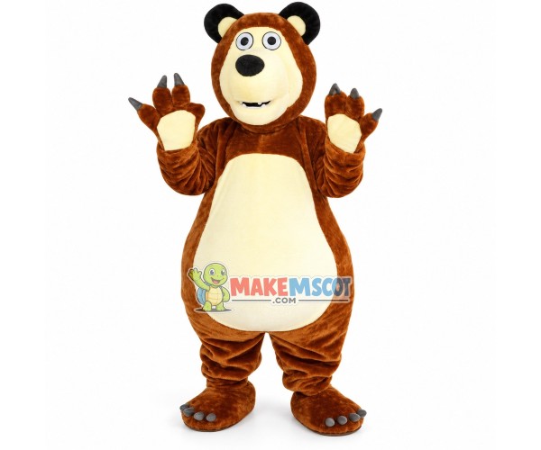 Misha Bear Mascot Costume For Adult