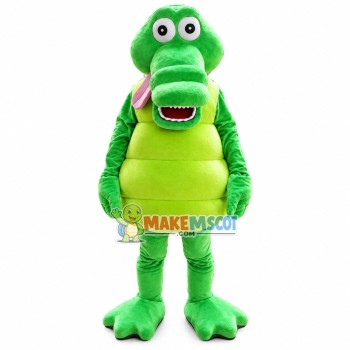 Crocodile With Short Body Mascot Costume