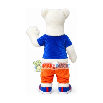 Sport Polar Bear Mascot Costume