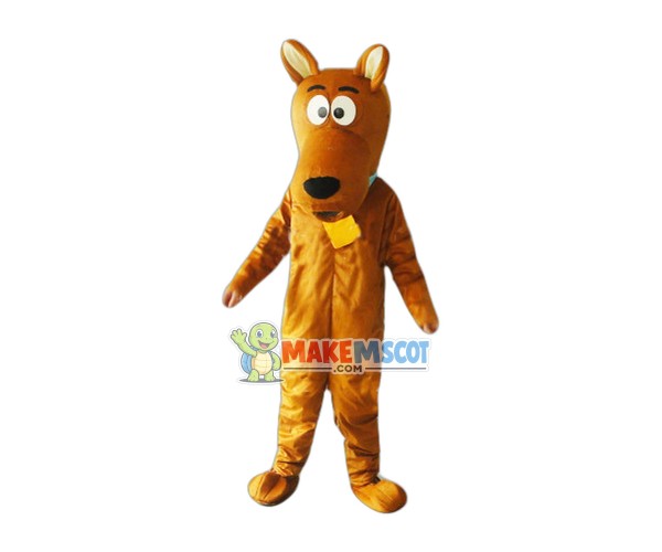 Scooby Dog Mascot Cartoon Costume Scooby Dog Mascot Cartoon Costume