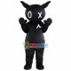 Black Doll Box Mascot Cartoon Costume Black Doll Box Mascot Cartoon Costume