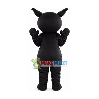Black Doll Box Mascot Cartoon Costume Black Doll Box Mascot Cartoon Costume