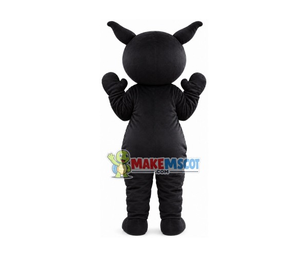 Black Doll Box Mascot Cartoon Costume Black Doll Box Mascot Cartoon Costume