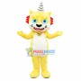 Blue Eyes Dragon With One Horn Mascot Costume