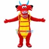 Chinese Red Dragon Mascot Costume