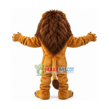 Fierce Power Leader Lion Mascot Costume