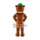 Gentle Bear With Green Tie Mascot Costume Gentle Bear With Green Tie Mascot Costume
