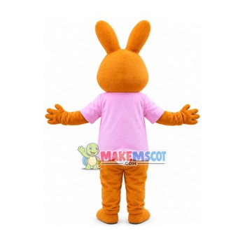 Attentive Kangaroo Nurse Mascot Costume Attentive Kangaroo Nurse Mascot Costume