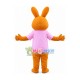 Attentive Kangaroo Nurse Mascot Costume Attentive Kangaroo Nurse Mascot Costume