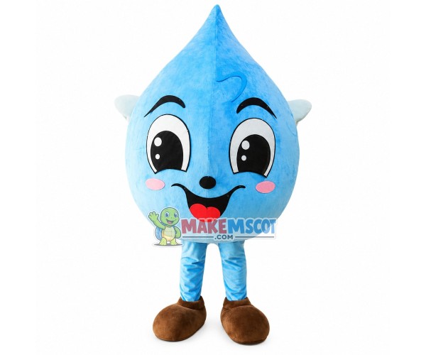 Big Water Drop Mascot Cartoon Costume Big Water Drop Mascot Cartoon Costume