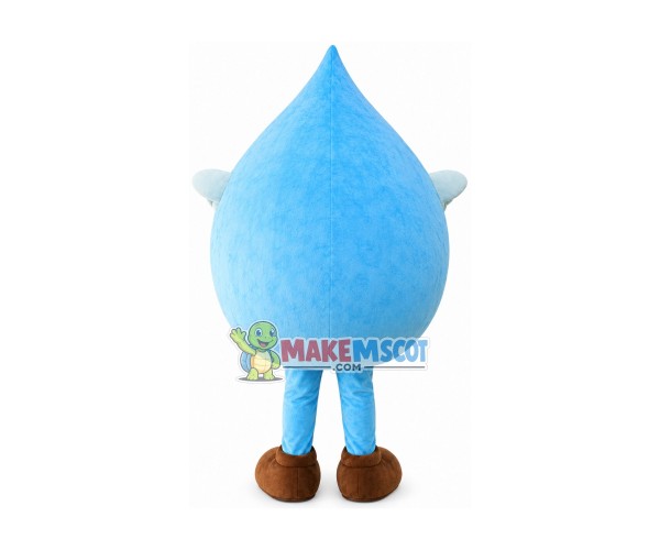Big Water Drop Mascot Cartoon Costume