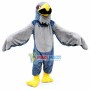 Gray & Dark Blue Flying Eagle Mascot Costume