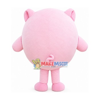Smiley Eyes Cartoon Pig Mascot Costume Smiley Eyes Cartoon Pig Mascot Costume