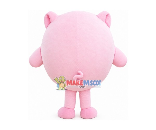Smiley Eyes Cartoon Pig Mascot Costume Smiley Eyes Cartoon Pig Mascot Costume