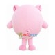 Smiley Eyes Cartoon Pig Mascot Costume Smiley Eyes Cartoon Pig Mascot Costume