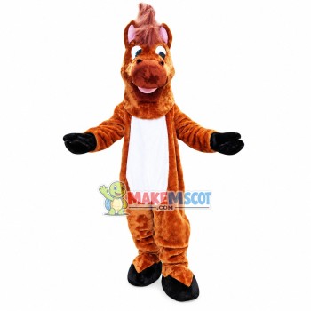 Cozy Horse Mascot Adult Size Costume Cozy Horse Mascot Adult Size Costume