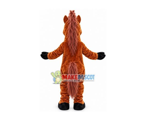 Cozy Horse Mascot Adult Size Costume Cozy Horse Mascot Adult Size Costume