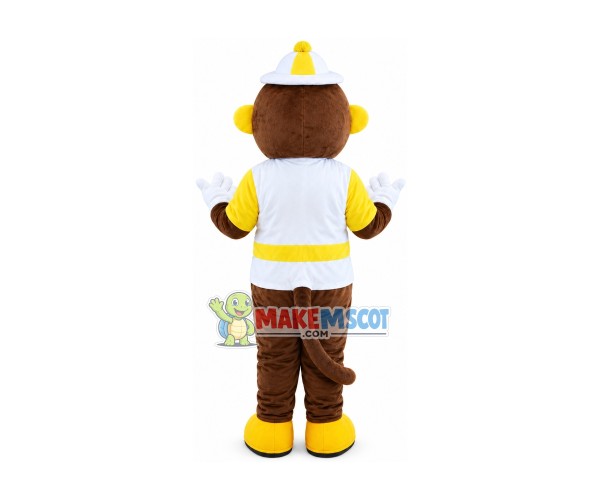 Traffic Command Monkey Mascot Costume Traffic Command Monkey Mascot Costume