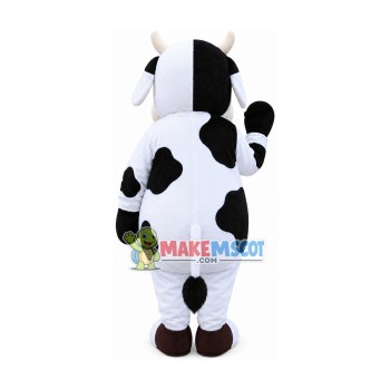 Well-disposed Farm Cow Mascot Costume Well-disposed Farm Cow Mascot Costume