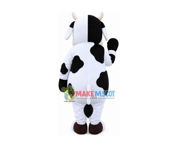 Well-disposed Farm Cow Mascot Costume Well-disposed Farm Cow Mascot Costume
