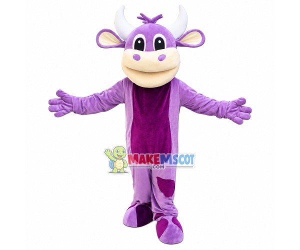 Special Version Purple Cow Mascot Costume Special Version Purple Cow Mascot Costume