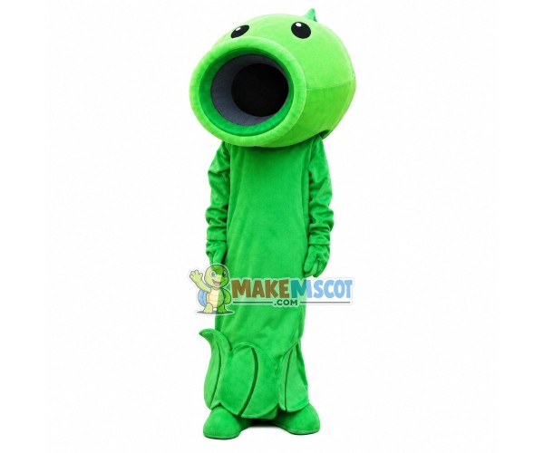 Peashooter Of Game Mascot Costume Peashooter Of Game Mascot Costume
