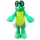 Knowledgeable Green Turtle Mascot Costume