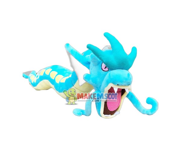 Light Blue Fierce Dragon Mascot Costume Light Blue Fierce Dragon Mascot Costume