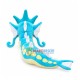 Light Blue Fierce Dragon Mascot Costume Light Blue Fierce Dragon Mascot Costume