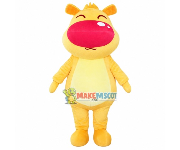 Little Elk Mascot Costume With Big Nose Little Elk Mascot Costume With Big Nose