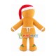 Christmas Gingerbread Man Cookie Mascot Costume Christmas Gingerbread Man Cookie Mascot Costume