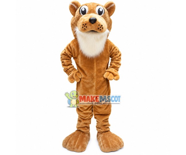 Experienced Old Tiger Mascot Soft Costume Experienced Old Tiger Mascot Soft Costume