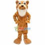 Experienced Old Tiger Mascot Soft Costume